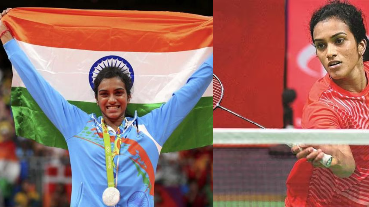 Indian badminton player PV Sindhu achieved her first win!