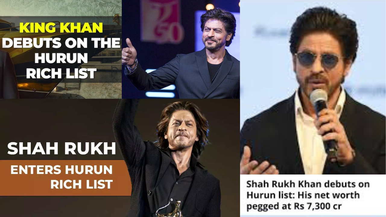 Shahrukh Khan makes blockbuster debut in Hurun India Rich List with net worth of Rs 7,300 crore!